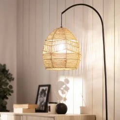 ILUZZIA Lampadaire Beyawo Naturel - Naturel -Lampadaire Soldes 2022 43849433 3