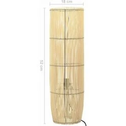 HAPPYSHOPPING Lampadaire Sur Pied Osier 52 Cm E27 -Lampadaire Soldes 2022 44636981 5