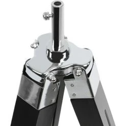 HELLOSHOP26 Lampadaire Trépied Type Projecteur De Cinéma Hauteur Réglable Bois Et Métal Classe énergétique Led Rétro Lampe Sur Pied Pour Salon Noir Mat - Bois -Lampadaire Soldes 2022 45811125 3