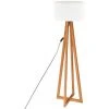 Lampadaire En Bois Coloris Blanc - Diamètre 39,5 X Hauteur 141 Cm -PEGANE- -Lampadaire Soldes 2022 45838385 1