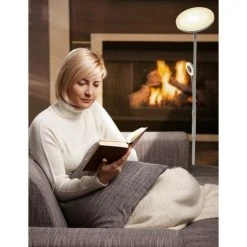 Anten 30W Lampadaire LED Avec Liseuse Réglable 5W Lampadaire Sur Pied Salon Avec Télécommande Lampe Sur Pied Avec Luminosité Réglable Lampadaire Chambre Dimmable -Lampadaire Soldes 2022 46242470 3