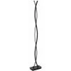 ETC-SHOP Lampadaire Lampadaire Design Lampadaire Salon Lampadaire Commutable Via Interrupteur à Pied, Métal Noir Graphite, 1x LED 36 Watt 1062 Lumens Blanc Chaud, LxlxH 25x13x143 Cm -Lampadaire Soldes 2022 46791817 1