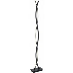 ETC-SHOP Lampadaire Lampadaire Design Lampadaire Salon Lampadaire Commutable Via Interrupteur à Pied, Métal Noir Graphite, 1x LED 36 Watt 1062 Lumens Blanc Chaud, LxlxH 25x13x143 Cm -Lampadaire Soldes 2022 46791817 4