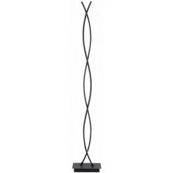 ETC-SHOP Lampadaire Lampadaire Design Lampadaire Salon Lampadaire Commutable Via Interrupteur à Pied, Métal Noir Graphite, 1x LED 36 Watt 1062 Lumens Blanc Chaud, LxlxH 25x13x143 Cm -Lampadaire Soldes 2022 46791817 5