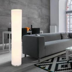 ETC-SHOP Lampadaire Salon Lampe Colonne Moderne 3 Flammes Lampadaire Blanc, 3 Flammes écran Textile Métal Nickel Blanc, 3x Douilles E27, DxH 19x110 Cm 9 ETC-SHOP Lampadaire Salon Lampe Colonne Moderne 3 Flammes Lampadaire Blanc, 3 Flammes écran Textile Métal Nickel Blanc, 3x Douilles E27, DxH 19x110 Cm -Lampadaire Soldes 2022 46791856 3