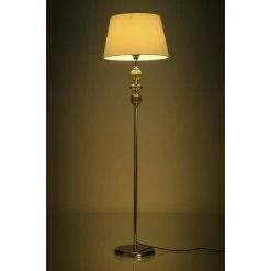 LOLAHOME Lampadaire Classique En Métal Argenté 40x144 Cm -Lampadaire Soldes 2022 47104957 2