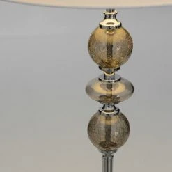 LOLAHOME Lampadaire Classique En Métal Argenté 40x144 Cm -Lampadaire Soldes 2022 47104957 3