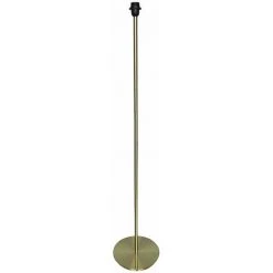 LUMISKY Pied De Lampadaire D'intérieur ROBERTO GOLD Finition Laiton En Métal Pour Abat-jour H145 Cm