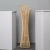 LEDKIA Lampadaire Bambou Marady Bois Naturel - Bois Naturel