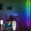 FREOSEN Lampadaire LED Bluetooth 156CM RGB LED USB Lampadaire Salon Sur Pied D'angle Moderne Avec Télécommande Et APP Contrôle Eclairage LED -Lampadaire Soldes 2022 49149428 1