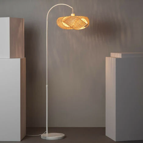 LEDKIA Lampadaire Bambou Haikou Naturel - Naturel 6 LEDKIA Lampadaire Bambou Haikou Naturel - Naturel – Image 4