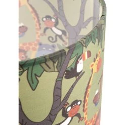 Paco Home Lampe Pour Enfant Lampadaire LED Chambre D'enfant, Jungle Avec Motif Animal, E27  Un Pied Noir,  Vert (Ø38 Cm) -Lampadaire Soldes 2022 50624399 4