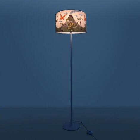 Paco Home Lampe Enfants Lampadaire LED Chambre Enfant Lampe Déco Dinosaure Lampadaire E27 Un Pied Blanc, Vert (Ø38 Cm) 5 Paco Home Lampe Enfants Lampadaire LED Chambre Enfant Lampe Déco Dinosaure Lampadaire E27 Un Pied Blanc, Vert (Ø38 Cm) – Image 3