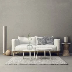 Paco Home Lampadaire Lampe De Bureau Lampe LED Salon Moderne Abat-Jour Tissu Bois  Blanc,  Lampe De Table -Lampadaire Soldes 2022 50629138 2