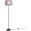Paco Home Lampe Pour Enfants Lampadaire LED Chambre D'enfant Lampe Motif étoiles, E27  Un Pied Noir,  Rose (Ø38 Cm) -Lampadaire Soldes 2022 50629787 1