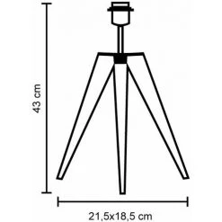 Paco Home Lampadaire Lampe De Bureau Pied Vintage Lampe LED Salon Style Scandinave E27  Lampe De Table Blanc,  Gris (Ø28 Cm) -Lampadaire Soldes 2022 50630094 5
