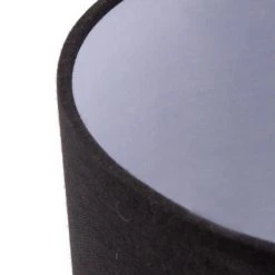 Paco Home Lampe LED Lampadaire Moderne Salon Séjour Chambre, à Pied, Lampadaire Déco E27  Un Pied Noir,  Noir (Ø38 Cm) -Lampadaire Soldes 2022 50673677 4