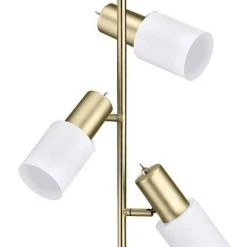 Lampadaire 3 Lumières Avec Projecteurs Modèle MAENA Or ALEMAR -Lampadaire Soldes 2022 50742456 3