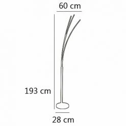 Lampe De Support Avec LED ELAZ 18w Intégrée De ALEMAR -Lampadaire Soldes 2022 50742729 3