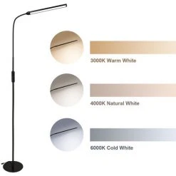 Hengda Lumière Enterrée Bureau Cou Flexible LED Dimmable Salon Liseuse Lumière Enterrée Bureau -Lampadaire Soldes 2022 51347332 5