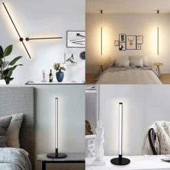 HALOYO Lampadaire Lampadaire Coloré RGB Lampe De Chevet, Dimmable, Télécommande 7W Lampe LED 15 * 15 * 52cm -Lampadaire Soldes 2022 51649583 5