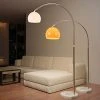 NOVA Lampe à Arc Ajustable 145-220 Cm Avec Abat-jour Rotatif Diverses Couleurs Couleur : BLANCHE -Lampadaire Soldes 2022 52056644 1