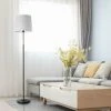 MVPOWER Lampadaire Lampadaires Fer Forgé Abat-jour Lin Lampadaire Salon -Lampadaire Soldes 2022 52074723 1