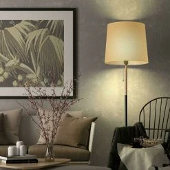 MVPOWER Lampadaire Lampadaires Fer Forgé Abat-jour Lin Lampadaire Salon -Lampadaire Soldes 2022 52074723 5