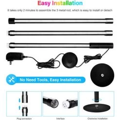 MERKMAK Lampadaire RGB , LED Dimmable , Lampadaire Amovible , Decoration Nordique Lampadaires , Pour Salon Et Salle A Manger -Lampadaire Soldes 2022 52477804 4