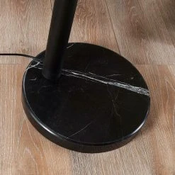 LINDBY Lampadaire 'Lira' En Métal Pour Salon & Salle à Manger - Noir, Doré -Lampadaire Soldes 2022 5447442 4