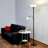 LINDBY LED Lampadaire 'Elaina' En Métal Pour Salon & Salle à Manger - Rouille, Blanc Albâtre, Blanc Opale -Lampadaire Soldes 2022 5447450 1