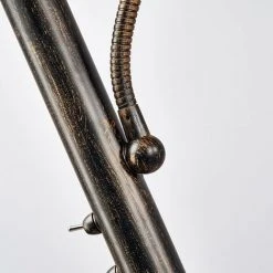 LINDBY LED Lampadaire 'Elaina' En Métal Pour Salon & Salle à Manger - Rouille, Blanc Albâtre, Blanc Opale -Lampadaire Soldes 2022 5447450 4