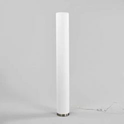 LAMPENWELT LED Lampadaire à Intensité Variable 'Mirella' Pour Salon & Salle à Manger - Blanc, Nickel Satiné -Lampadaire Soldes 2022 5447485 4