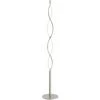 LINDBY LED Lampadaire à Intensité Variable 'Auron' Pour Salon & Salle à Manger - Nickel Satiné, Blanc -Lampadaire Soldes 2022 5447861 1