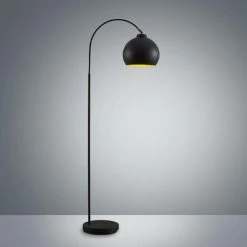 LINDBY Lampadaire 'Minali' En Métal Pour Salon & Salle à Manger - Noir -Lampadaire Soldes 2022 54690687 4