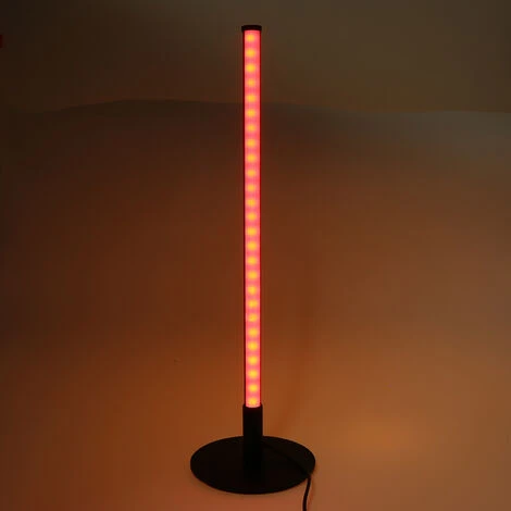 SKECTEN Lampadaire Coloré RGB Lampe De Chevet Dimmable Télécommande 7W Lampe LED 15 * 15 * 52cm Noir 6 SKECTEN Lampadaire Coloré RGB Lampe De Chevet Dimmable Télécommande 7W Lampe LED 15 * 15 * 52cm Noir – Image 4