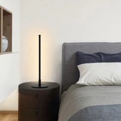 BATHRINS Lampadaire Moderne ,Lampe Lampadaire Colonne,Lampadaire LED 7W Noir -Lampadaire Soldes 2022 55254048 5