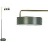 OZAIA Lampadaire Style Vintage OTILIE - Métal - H. 154 Cm - Vert Olive Et Or - Vert Olive -Lampadaire Soldes 2022 55883395 1