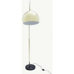 OZAIA Grand Lampadaire Arc Style Art Déco OMBRAGE - Métal Et Marbre - H. 180 Cm - Doré - Doré -Lampadaire Soldes 2022 55883398 3