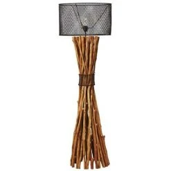 OZAIA Lampadaire BROCANTE En Bois Et Métal - H.149 Cm - Marron -Lampadaire Soldes 2022 55883976 5