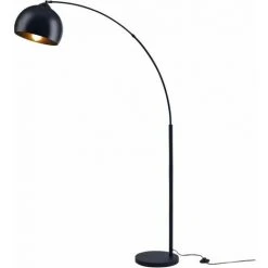 Paris Prix - Lampadaire Arc Design "laurel" 170cm Noir -Lampadaire Soldes 2022 57075459 2