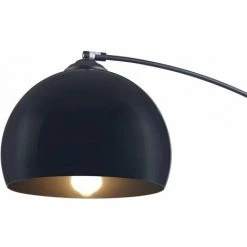 Paris Prix - Lampadaire Arc Design "laurel" 170cm Noir -Lampadaire Soldes 2022 57075459 3