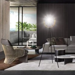 OSASY Lampadaire Design Industriel Metal Filaire Ampoule E27 40 W Max. 58cm*58cm*150cm,Éclairage Intérieur/décoration -Lampadaire Soldes 2022 57334236 3