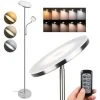 OSASY Lampadaire LED Dimmable Métal, Orientable,Lampadaire Sur Pied Salon Avec Télécommande ,Liseuse ,Luminosité Réglable Lampadaire Chambre -Lampadaire Soldes 2022 57334241 1