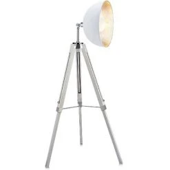 OSASY Lampadaire 2 En 1 étagère Sur Pied Lampadaire Moderne Avec étagère En Bois Bibliothèque Avec 3 étagères Etagère CD DVD Pour Chambre, Salon, Bureau, Bureau, Textiles De Maison -Lampadaire Soldes 2022 57334254 4