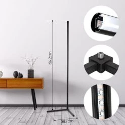 SWANEW 7W LED Lampadaire Coin Lampe Coin Lampe RGB Lampadaire Couleur Changeante Lampadaire -Lampadaire Soldes 2022 57503487 2