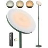 Anten Lampadaire LED 30W Matcha Vert à Intensité Variable, Lampadaire Avec Télécommande Dimmable 3000K/4000K/5000K Pour Salon, Chambre, Breau - Bouton Tactile Fonction Mémoire Lampe Sur Pied -Lampadaire Soldes 2022 57646015 1