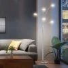 AUTRE Lampadaire Sur Pied En Métal Chromé 5 Spots LED Orientable 25W Avec Interrupteur -Lampadaire Soldes 2022 57763095 1