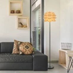 AUTRE Lampadaire Déco Sur Pied Design En Métal Compatible LED E27 Avec Interrupteur -Lampadaire Soldes 2022 57763102 3