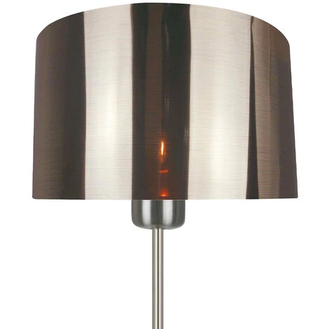 AUTRE Lampadaire Sur Pied Design En Métal Chromé Abat-jour Finition Laiton E27 Avec Interrupteur Compatible LED 4 AUTRE Lampadaire Sur Pied Design En Métal Chromé Abat-jour Finition Laiton E27 Avec Interrupteur Compatible LED – Image 2